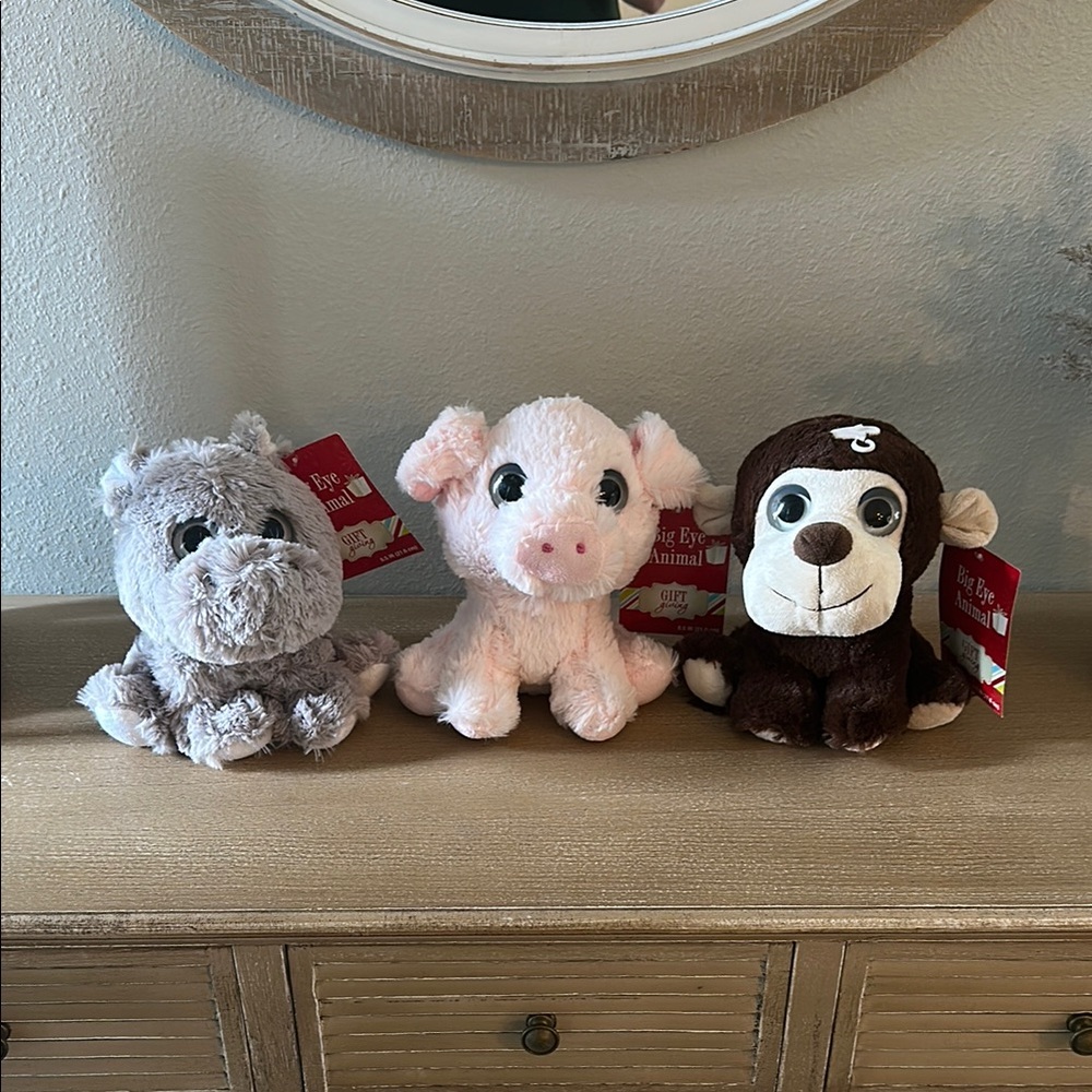 Animal Plush Toy Set